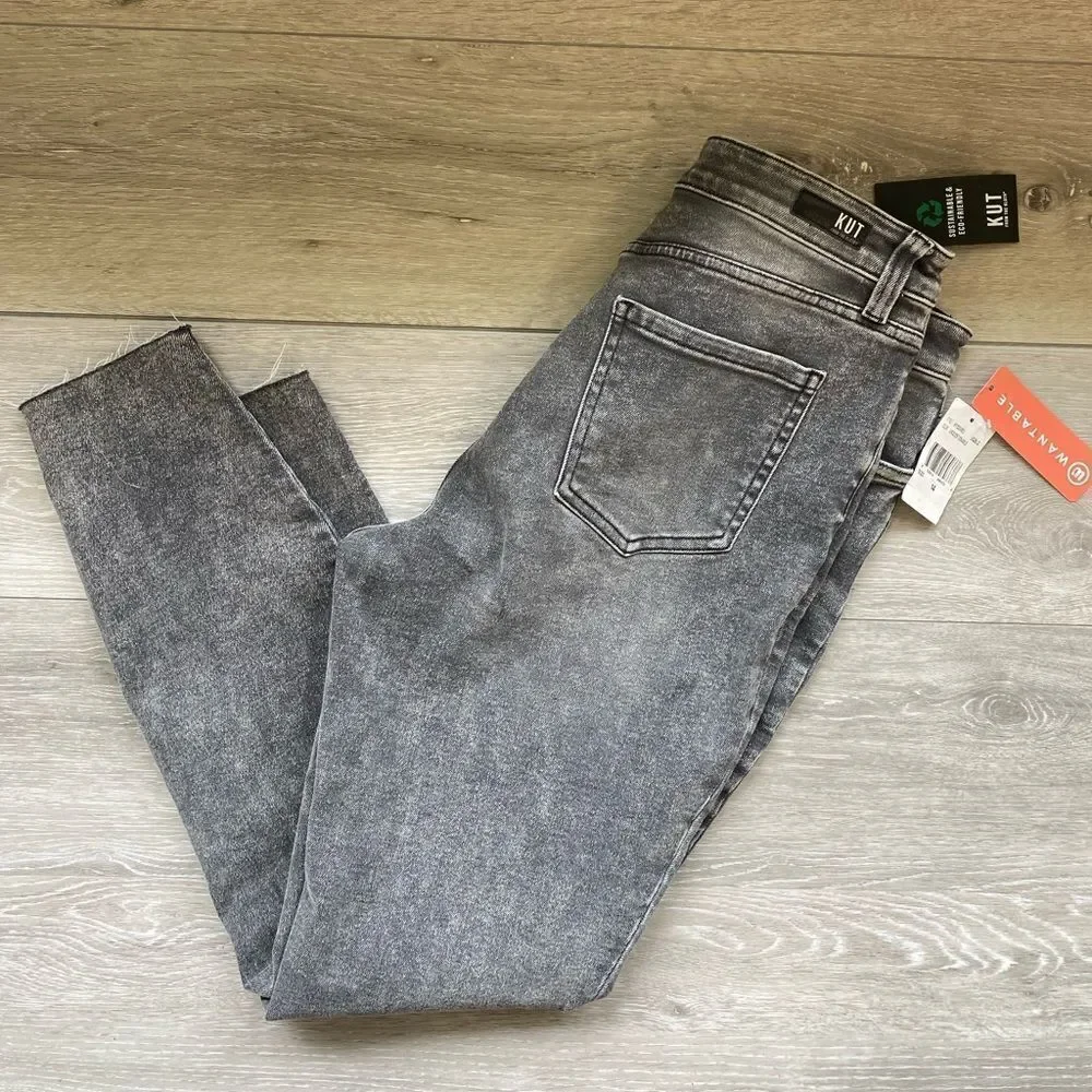 Kut From the Kloth Connie High‎ Rise Fab Ab Ankle Skinny Unquestionable 14 Nwt